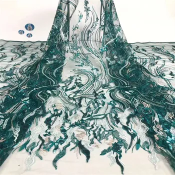 green African Lace Fabric High Quality French Tulle Lace Fabric 2019 Nigerian Laces Guipure Embroidery Fabric For Wedding
green African Lace Fabric High Quality French Tulle Lace Fabric 2019 Nigerian Laces Guipure Embroidery Fabric For Wedding