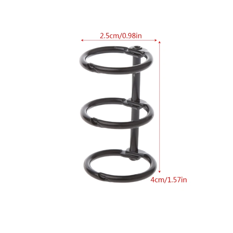 DIY Metal Clip 3 Holes Ring for Notebook Loose Leaf Diary Photo Album Binding LX9A
DIY Metal Clip 3 Holes Ring for Notebook Loose Leaf Diary Photo Album Binding LX9A