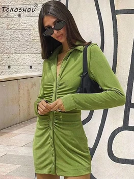 Solid color lapel single-breasted pleated zou waist elastic tight-fitting hip-fit dress ladies autumn new style breathable
Solid color lapel single-breasted pleated zou waist elastic tight-fitting hip-fit dress ladies autumn new style breathable