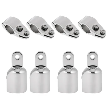 8 Pieces 25mm Boat Bimini Top Eye End Cap + Hinged Tube Clamp Jaw Slide
8 Pieces 25mm Boat Bimini Top Eye End Cap + Hinged Tube Clamp Jaw Slide