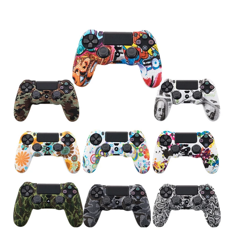 Soft Silicone Protection Case Cover For SONY Playstation 4 PS4 Controller Protective Camo Skin Case For PS4 Pro PS4 Slim Gamepad
Soft Silicone Protection Case Cover For SONY Playstation 4 PS4 Controller Protective Camo Skin Case For PS4 Pro PS4 Slim Gamepad