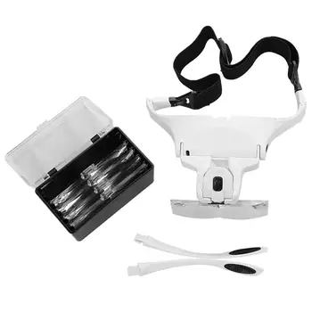 5 Lens Adjustable Headband Magnifying Glass Magnifier With LED Light lamp Magnifying Glasses For False Lashes Eyelash Extension
5 Lens Adjustable Headband Magnifying Glass Magnifier With LED Light lamp Magnifying Glasses For False Lashes Eyelash Extension