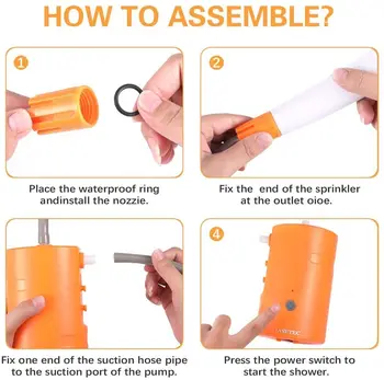 Powered Camping System Camp/hiking/backpacking Pump Wat Travel Family Beach Usb 4400mah Water Portable Set Shower
Powered Camping System Camp/hiking/backpacking Pump Wat Travel Family Beach Usb 4400mah Water Portable Set Shower