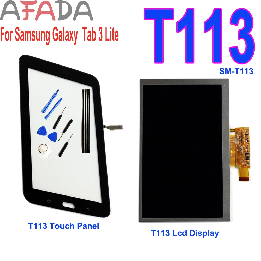 7"LCD For Samsung GALAXY Tab 3 Lite SM-T113 T113 Wifi Version LCD Display Touch Screen Digitizer Replacment With Free Tools+Tape
7"LCD For Samsung GALAXY Tab 3 Lite SM-T113 T113 Wifi Version LCD Display Touch Screen Digitizer Replacment With Free Tools+Tape