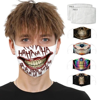 Digital Printing Respirator Face Masks Mouth Caps Activated Carbon Filters Dust Protection Mask Reusable Men Women Face Shield 
Digital Printing Respirator Face Masks Mouth Caps Activated Carbon Filters Dust Protection Mask Reusable Men Women Face Shield