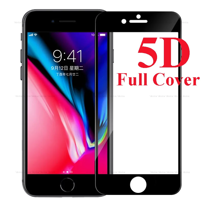 5D Protective Glass for iPhone 7 Screen Protector For Apple iPhone 8 Tempered Glass on for iphone 6 6s 7 8 Plus 7Plus 8Plus Film
5D Protective Glass for iPhone 7 Screen Protector For Apple iPhone 8 Tempered Glass on for iphone 6 6s 7 8 Plus 7Plus 8Plus Film
