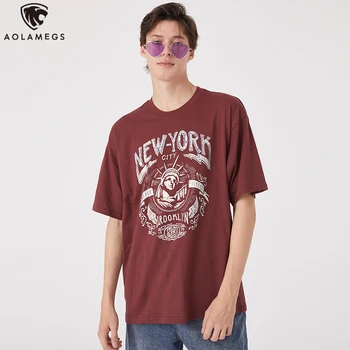 Aolamegs Men T Shirt Esthetics Letter Print T Shirt Men O-Neck Short Sleeve Tee Shirt Summer Vintage All-match Couple Streetwear
Aolamegs Men T Shirt Esthetics Letter Print T Shirt Men O-Neck Short Sleeve Tee Shirt Summer Vintage All-match Couple Streetwear