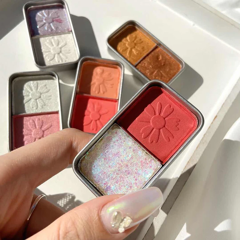 Perfect Eyeshadow 2 Colors Matte Pearlescent Eye Shadow Pigment Eye Shadow Palette Makeup Cosmetics T0971
Perfect Eyeshadow 2 Colors Matte Pearlescent Eye Shadow Pigment Eye Shadow Palette Makeup Cosmetics T0971