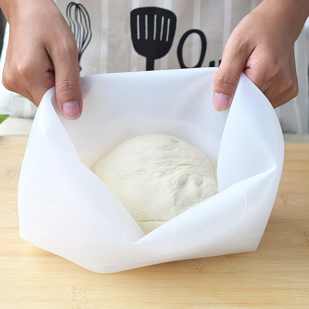 Фото Silicone Dough Bag Reusable Kneading Pastry Tools Big/Small Soft Flour-Mixing Bags Kitchen Baking Accessories | Дом и сад