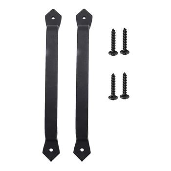 2 Packs 11 Inch Heavy Duty Sliding Barn Door Handle Set for Outdoor,Garage,Closet,Interior