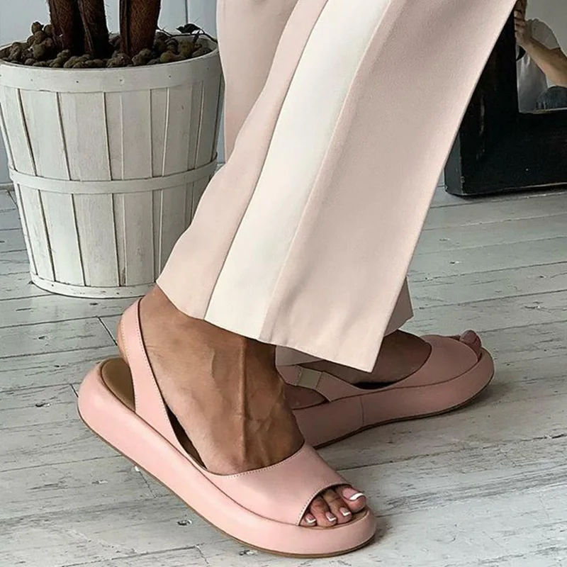 MCCKLE Women Sandals Candy Color Peep Toe Summer Rome Slip-On Woman Slides Slingbacks Casual Female Flats Platform Shoes Fashion
MCCKLE Women Sandals Candy Color Peep Toe Summer Rome Slip-On Woman Slides Slingbacks Casual Female Flats Platform Shoes Fashion