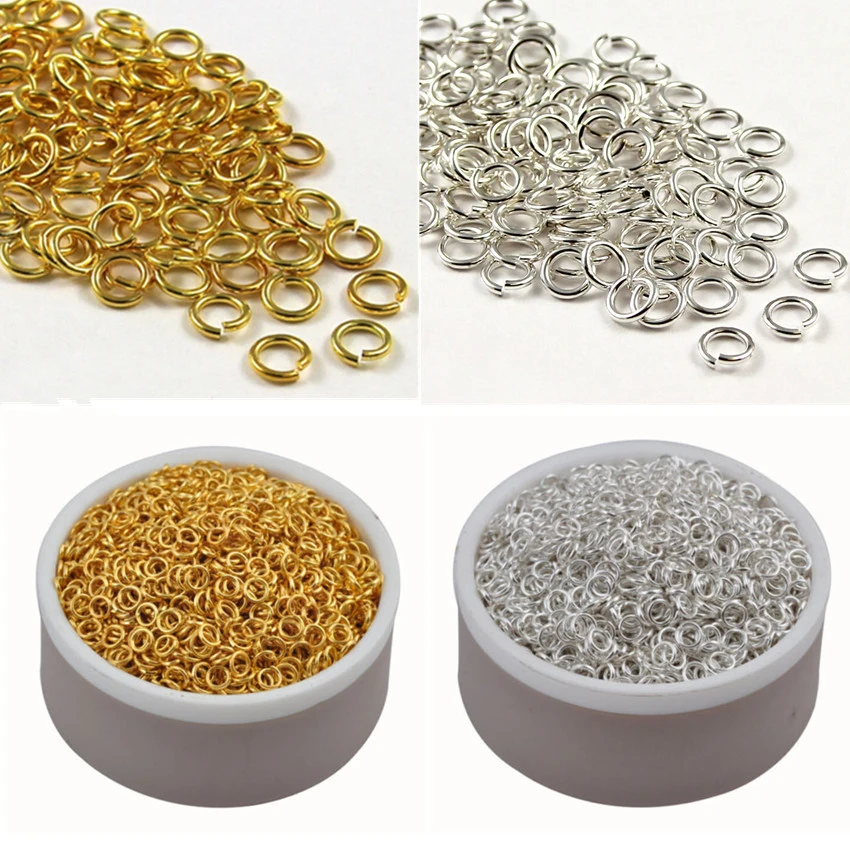 Durable Practical 8mm 400Pcs/set Gold Silver Plated Rings Metal Gift Connector Open Beads Jump Wire Stainless Steel Accessories
Durable Practical 8mm 400Pcs/set Gold Silver Plated Rings Metal Gift Connector Open Beads Jump Wire Stainless Steel Accessories