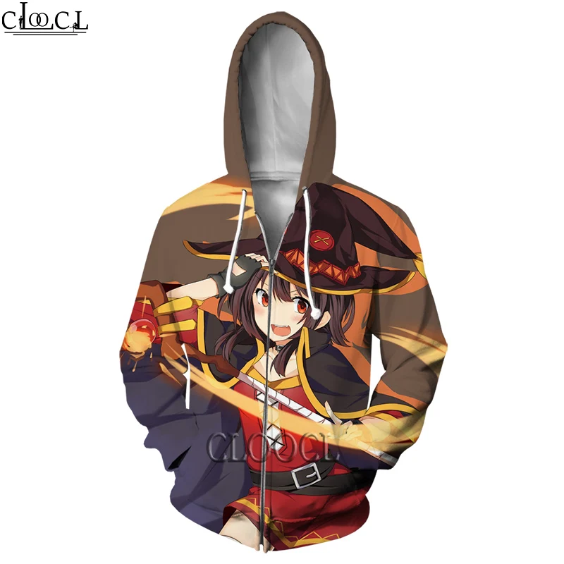 HX Anime Girl Megumin Konosuba Zipper Hoodies Men Women 3D Print Cosplay Zip Hoodie Jacket Harajuku Hoody Tops Drop Shipping
HX Anime Girl Megumin Konosuba Zipper Hoodies Men Women 3D Print Cosplay Zip Hoodie Jacket Harajuku Hoody Tops Drop Shipping