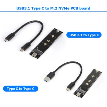 10Gbps USB 3.1 Type C to M.2 NGFF NVMe M Key PCB Board for External SSD Enclosure 2230 2242 2260 2280 Portable Solid State Drive
10Gbps USB 3.1 Type C to M.2 NGFF NVMe M Key PCB Board for External SSD Enclosure 2230 2242 2260 2280 Portable Solid State Drive