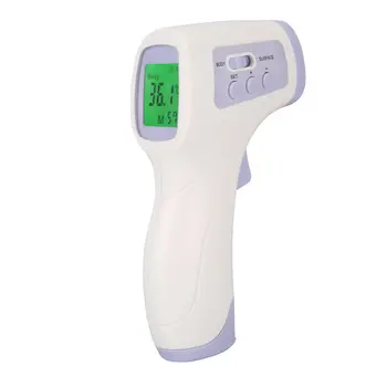 Non-contact infrared human body thermometer Plastic Hand-held Digital Thermometer Temperature Measurement Meter
Non-contact infrared human body thermometer Plastic Hand-held Digital Thermometer Temperature Measurement Meter