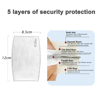 200PCs 5 Layers 12.5*8cm Adult Mouth Mask Filter Pad Anti Dust PM2.5 Filter Paper For Mask Disposable Masks Replaceable Filters
200PCs 5 Layers 12.5*8cm Adult Mouth Mask Filter Pad Anti Dust PM2.5 Filter Paper For Mask Disposable Masks Replaceable Filters