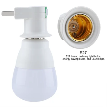 Wall Plug E27 Bulb Lamp Socket Mount Holder Adapter With Switch Control Bulb Base Holder Lamp Socket Plug Lamp Holder
Wall Plug E27 Bulb Lamp Socket Mount Holder Adapter With Switch Control Bulb Base Holder Lamp Socket Plug Lamp Holder
