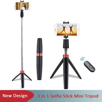 New Wireless bluetooth Selfie Stick Mini Live Tripod Extendable Foldable Monopod For iPhone Samsung Xiaomi Huawei Remote Control
New Wireless bluetooth Selfie Stick Mini Live Tripod Extendable Foldable Monopod For iPhone Samsung Xiaomi Huawei Remote Control