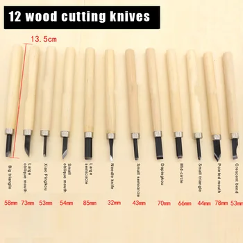 12Pcs Wood Handle Carving Chisel Tools Kit Professional Woodworking Gouges JDH99
12Pcs Wood Handle Carving Chisel Tools Kit Professional Woodworking Gouges JDH99
