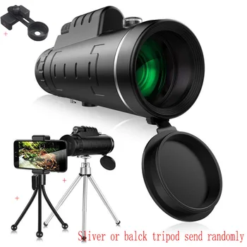 40X60 Monocular Zoom Optical HD Lens Telescope with Cell Phone Holder Night Vision Professional Hunting
40X60 Monocular Zoom Optical HD Lens Telescope with Cell Phone Holder Night Vision Professional Hunting