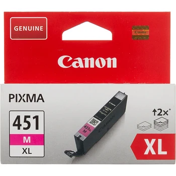 Inkjet cartridge Canon CLI-451XLM 6474B001 magenta for Canon Pixma iP7240/MG6340/MG5440
Inkjet cartridge Canon CLI-451XLM 6474B001 magenta for Canon Pixma iP7240/MG6340/MG5440
