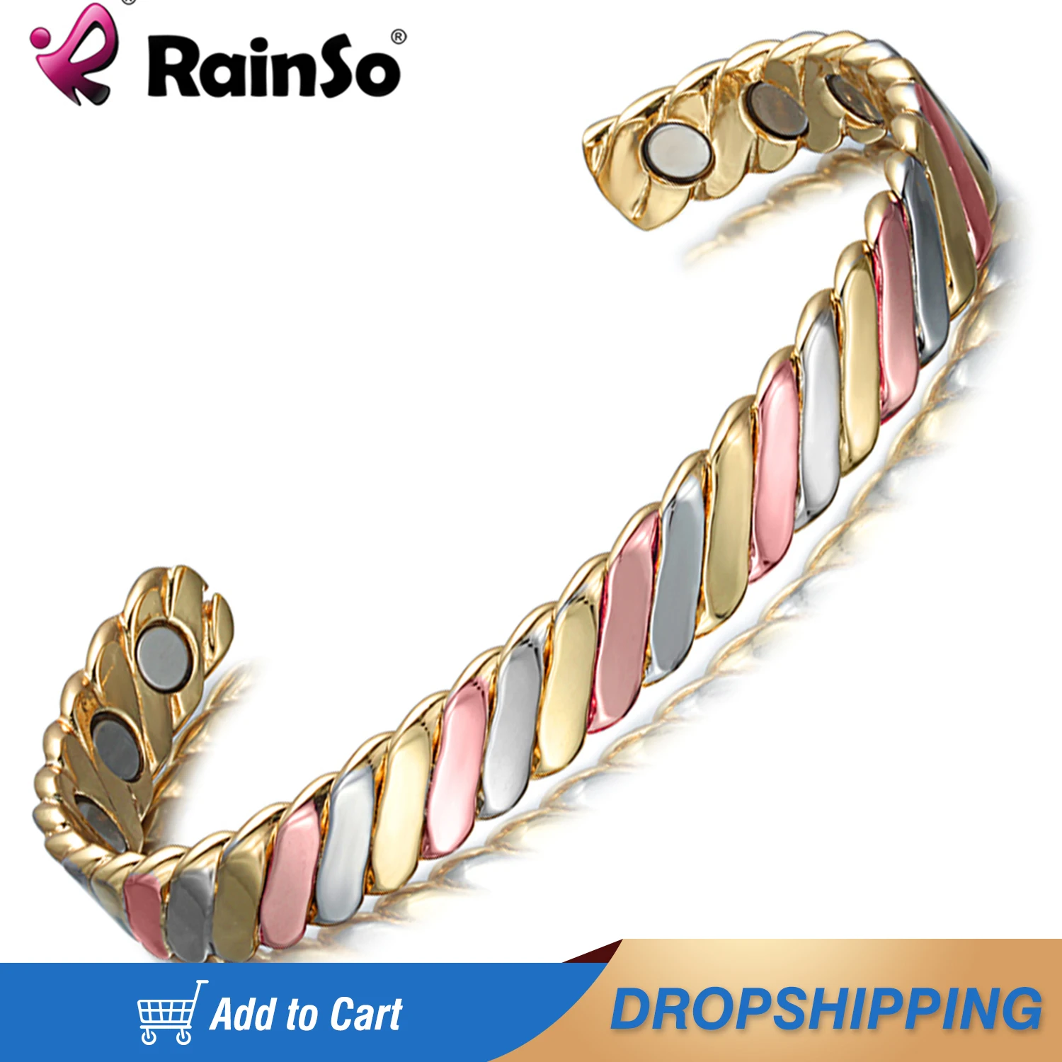 Rainso Tricolor Pure Copper Bracelets Bangles For Women Adjustable Cuff Magnetic Bracelet Therapy Jewelry Bracelet Wristband
Rainso Tricolor Pure Copper Bracelets Bangles For Women Adjustable Cuff Magnetic Bracelet Therapy Jewelry Bracelet Wristband
