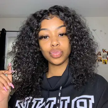 13*6 Long Kinky Curly Lace Front Human Hair Wig Pre Plucked With Baby Hair Brazilian Wig With Closure For Black Women
13*6 Long Kinky Curly Lace Front Human Hair Wig Pre Plucked With Baby Hair Brazilian Wig With Closure For Black Women