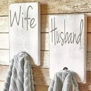 Personalized Wood Coat Rack, Husband and Wife Name Sign Towel Hook, Custom Wood Towel Holder Farmhouse Decor Bathroom Wall Decor
Personalized Wood Coat Rack, Husband and Wife Name Sign Towel Hook, Custom Wood Towel Holder Farmhouse Decor Bathroom Wall Decor