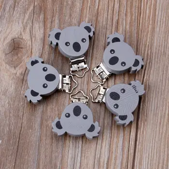 5pcs Lovely Wooden Pacifier Clip Animal koala Baby Pacifier Clips Dummy Clips DIY Pacifier Chain Accessory F3ME
5pcs Lovely Wooden Pacifier Clip Animal koala Baby Pacifier Clips Dummy Clips DIY Pacifier Chain Accessory F3ME