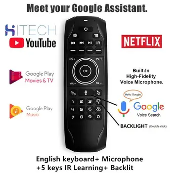 G7 Backlit Air Mouse with Mini Wireless IR Learning Keyboard, 2.4G Universal Remote Control for Android TV Box
G7 Backlit Air Mouse with Mini Wireless IR Learning Keyboard, 2.4G Universal Remote Control for Android TV Box