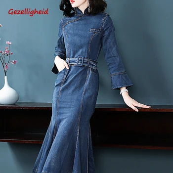 Gezelligheid 2020 Spring and Autumn New Temperament Women Irregular Splicing Fashion Denim Dark Blue Dress S-XL
Gezelligheid 2020 Spring and Autumn New Temperament Women Irregular Splicing Fashion Denim Dark Blue Dress S-XL
