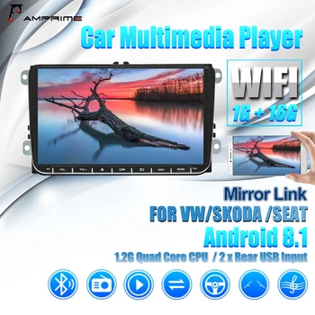 AMprime Android 8.1 Car Radio Stereo 9" Capacitive Touch Screen High Definition GPS Navigation Bluetooth USB Player 1G +16G
AMprime Android 8.1 Car Radio Stereo 9" Capacitive Touch Screen High Definition GPS Navigation Bluetooth USB Player 1G +16G