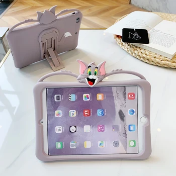 Case for iPad 10.2 7th iPad Mini 1/2/3/4/5 Cartoon Cute Tom Jerry Cover Silicon Stand Shell for iPad Air Air 2 Kids Handle Gift
Case for iPad 10.2 7th iPad Mini 1/2/3/4/5 Cartoon Cute Tom Jerry Cover Silicon Stand Shell for iPad Air Air 2 Kids Handle Gift