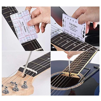 Electric Acoustic Guitar Repairing Tool Maintenance Cleaning Tool Kit String Organizer Ruler Gauge Measuring Tool Accessories
Electric Acoustic Guitar Repairing Tool Maintenance Cleaning Tool Kit String Organizer Ruler Gauge Measuring Tool Accessories