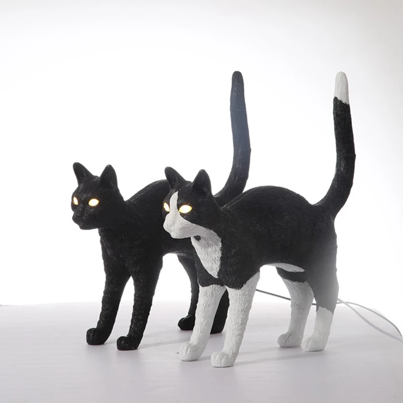 Modern SELETTI Resin Cat LED Table Lamps minimalist creativity animal design Desk Lamps for Kids Room Bedroom Beside Living Room
Modern SELETTI Resin Cat LED Table Lamps minimalist creativity animal design Desk Lamps for Kids Room Bedroom Beside Living Room
