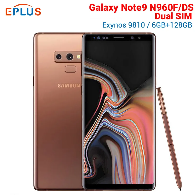 Global Version Samsung Galaxy Note9 Note 9 N960F/DS Dual SIM Mobile Phone Exynos 9810 6.4" 6GB 128GB 4000mAh NFC 4G Smartphone
Global Version Samsung Galaxy Note9 Note 9 N960F/DS Dual SIM Mobile Phone Exynos 9810 6.4" 6GB 128GB 4000mAh NFC 4G Smartphone