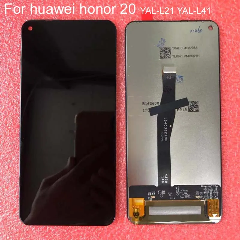 100% New Original Black 6.3 inch For Huawei Honor 20 honor20 YAL-L21 LCD Display Touch Screen Digitizer Assembly parts
100% New Original Black 6.3 inch For Huawei Honor 20 honor20 YAL-L21 LCD Display Touch Screen Digitizer Assembly parts