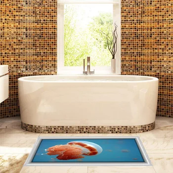 Non-slip Twill 3D Jellyfish Pattern Floor Wall Sticker Waterproof PVC DIY Bathroom Floor Stickers Home Decor Wallpaper Mura
Non-slip Twill 3D Jellyfish Pattern Floor Wall Sticker Waterproof PVC DIY Bathroom Floor Stickers Home Decor Wallpaper Mura