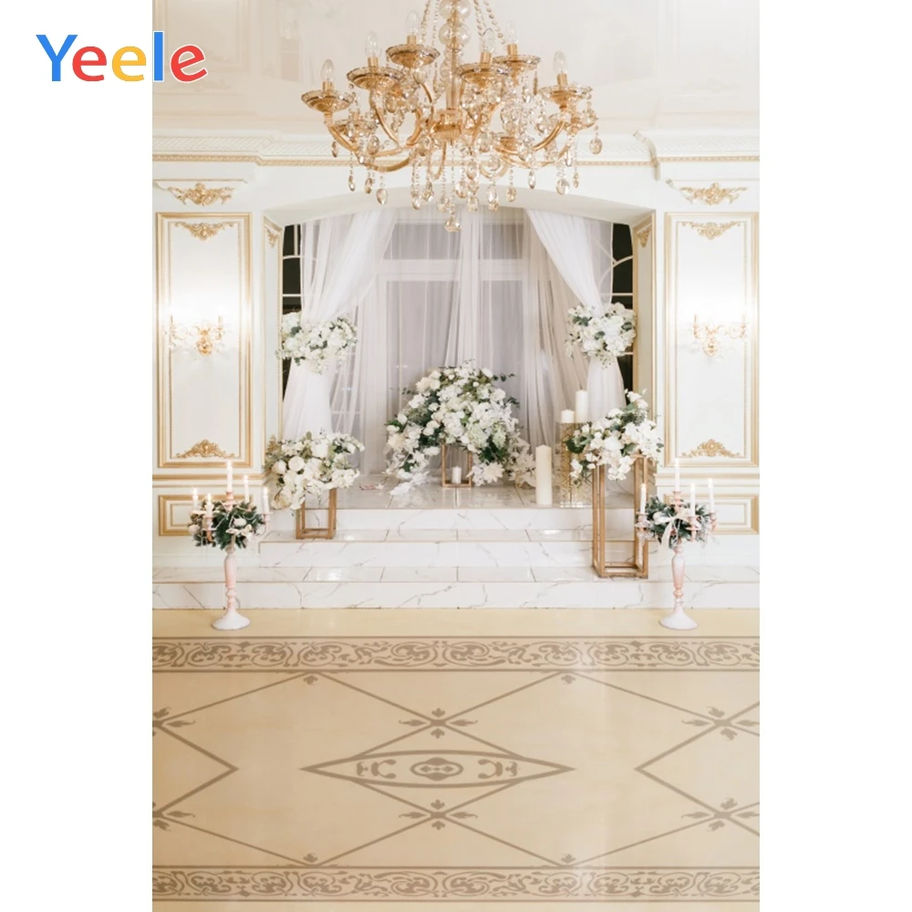 Yeele Vinyl Photophone Luxury Chandelier Flowers Steps Photographic Backdrop Photography For Background For Photo Studio Props
Yeele Vinyl Photophone Luxury Chandelier Flowers Steps Photographic Backdrop Photography For Background For Photo Studio Props