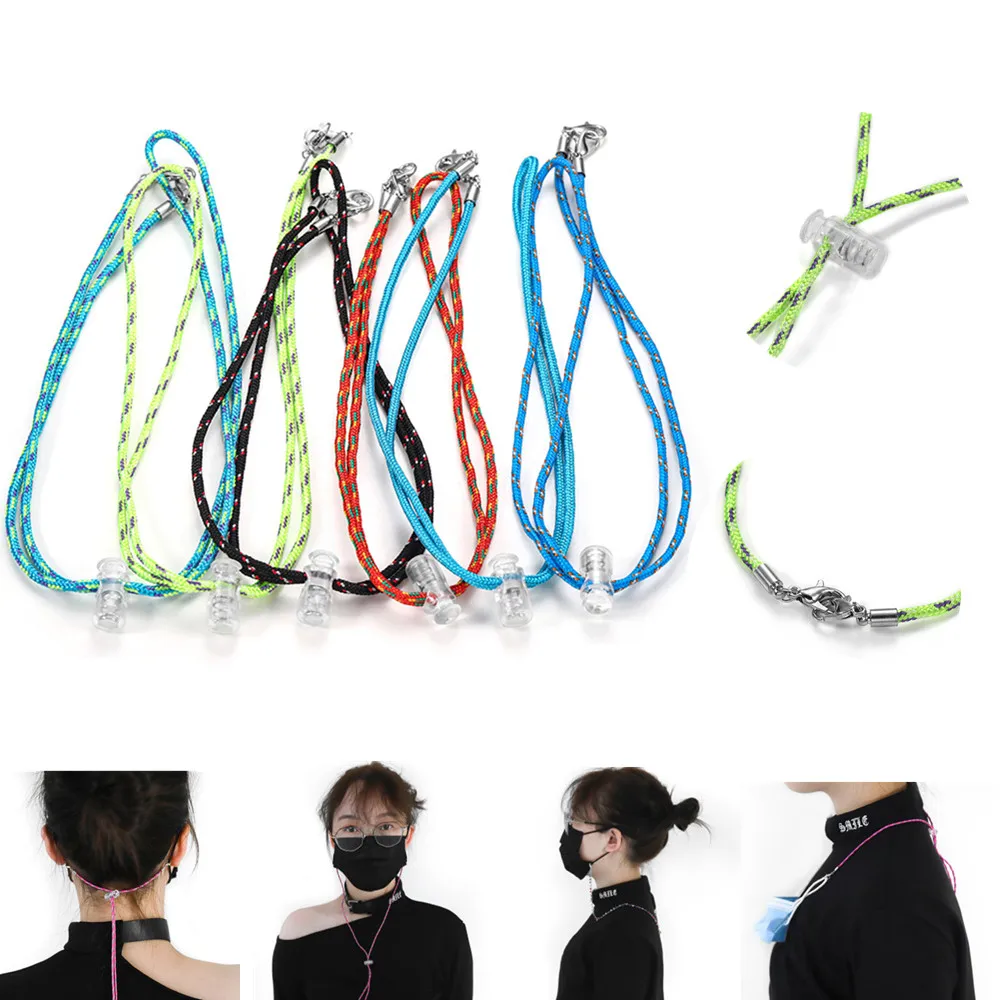 Polyester Mouth Mask Adjustable Elastic Rope Handy&convenient Safety Masks Holder Rope Hang Elastic Cord String for Face Mask
Polyester Mouth Mask Adjustable Elastic Rope Handy&convenient Safety Masks Holder Rope Hang Elastic Cord String for Face Mask