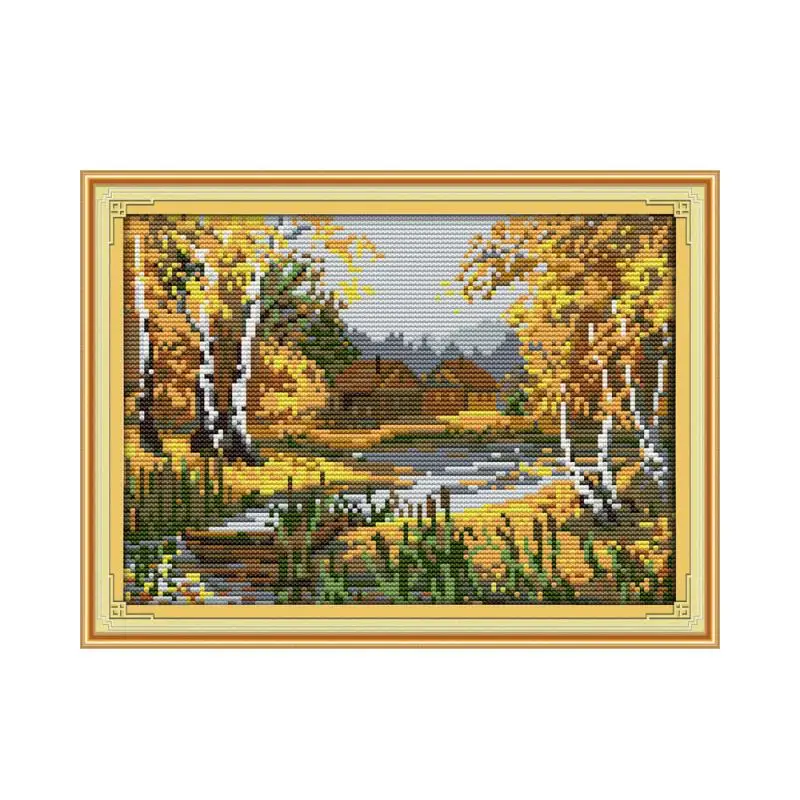 Birches stream cross stitch kit lanscape garden 14ct 11ct count printed canvas stitching embroidery handmade plus
Birches stream cross stitch kit lanscape garden 14ct 11ct count printed canvas stitching embroidery handmade plus