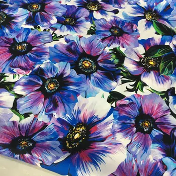 140 * 50cm Purple Taiyanghua Spray Printed Silk Elastic Double Qiao Fabric for Brand Fashion Dress
140 * 50cm Purple Taiyanghua Spray Printed Silk Elastic Double Qiao Fabric for Brand Fashion Dress