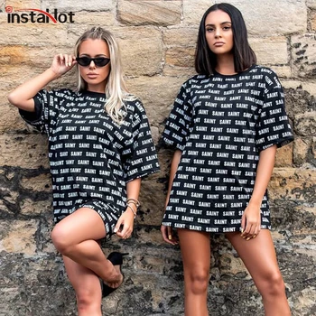 InstaHot Casual O neck T shirt Short Sleeve Oversize Harajuku Women Summer High Street Long T shirt Loose Soft Hip Hop Tee Top
InstaHot Casual O neck T shirt Short Sleeve Oversize Harajuku Women Summer High Street Long T shirt Loose Soft Hip Hop Tee Top