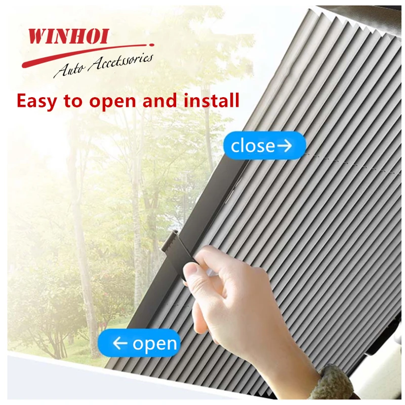Car Sun Shade Automatic Windshield Sunshade Front Sun Visor UV Protector Cuttable Sun Shield Shade Cover Block Universal for Car
Car Sun Shade Automatic Windshield Sunshade Front Sun Visor UV Protector Cuttable Sun Shield Shade Cover Block Universal for Car