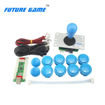 DIY Arcade Game Machines Kit With Blue Style push button American joystick USB controller
DIY Arcade Game Machines Kit With Blue Style push button American joystick USB controller