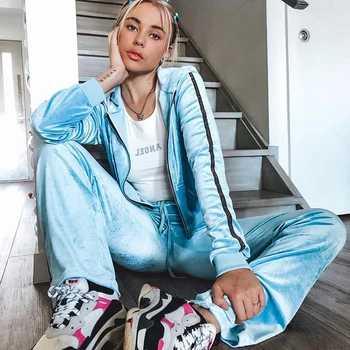 2 TWO PIECE SET Women Tracksuit Velour Top Hoodies Long Sleeve Sweater Sweat Suits Female Streetwear Sweatshirt Winter Costumes
2 TWO PIECE SET Women Tracksuit Velour Top Hoodies Long Sleeve Sweater Sweat Suits Female Streetwear Sweatshirt Winter Costumes