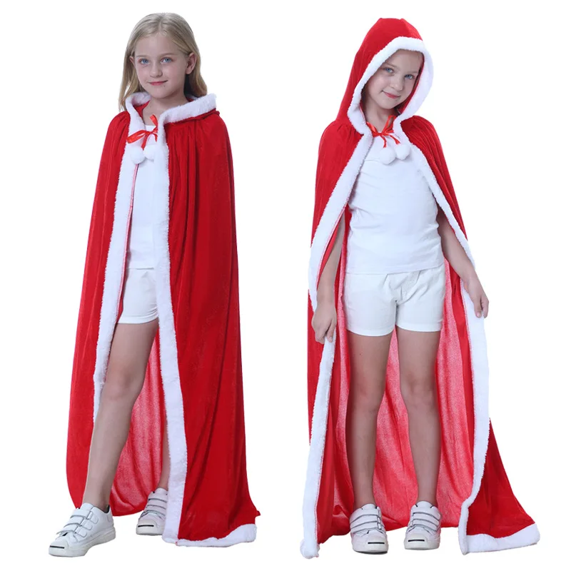 2020 Christmas red cloak adult children holiday party stage performance cosplay cosplay costume costume Christmas gift
2020 Christmas red cloak adult children holiday party stage performance cosplay cosplay costume costume Christmas gift