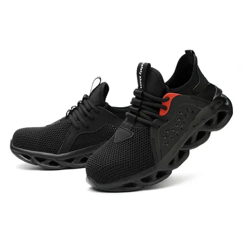 OLOMM Work Safety Shoes For Men Summer Breathable Boots Working Steel Toe Anti-Smashing Construction Safety Work Sneakers 
OLOMM Work Safety Shoes For Men Summer Breathable Boots Working Steel Toe Anti-Smashing Construction Safety Work Sneakers