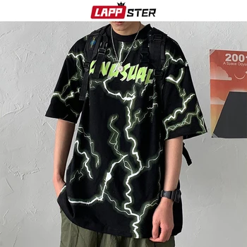 LAPPSTER Men Flash Print Streetwear T Shirts 2020 Summer Mens Graphic Oversized Streetwear T-shirts Male Hip Hop Cotton Tees
LAPPSTER Men Flash Print Streetwear T Shirts 2020 Summer Mens Graphic Oversized Streetwear T-shirts Male Hip Hop Cotton Tees