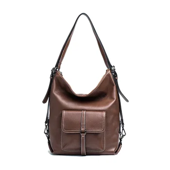 Multifunction Women Backpack Real Leather Portable Bucket Shoulder Bag Lady Large Capacity Casual Travel Rucksack High Quality 
Multifunction Women Backpack Real Leather Portable Bucket Shoulder Bag Lady Large Capacity Casual Travel Rucksack High Quality